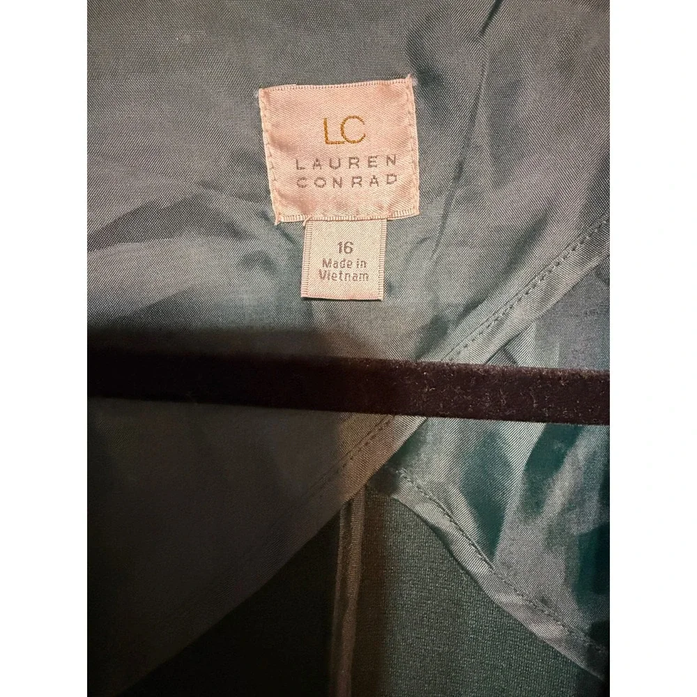 LC Lauren Conrad Old Money Tailored Blazer Womens Size 16 Power Power Minimalism